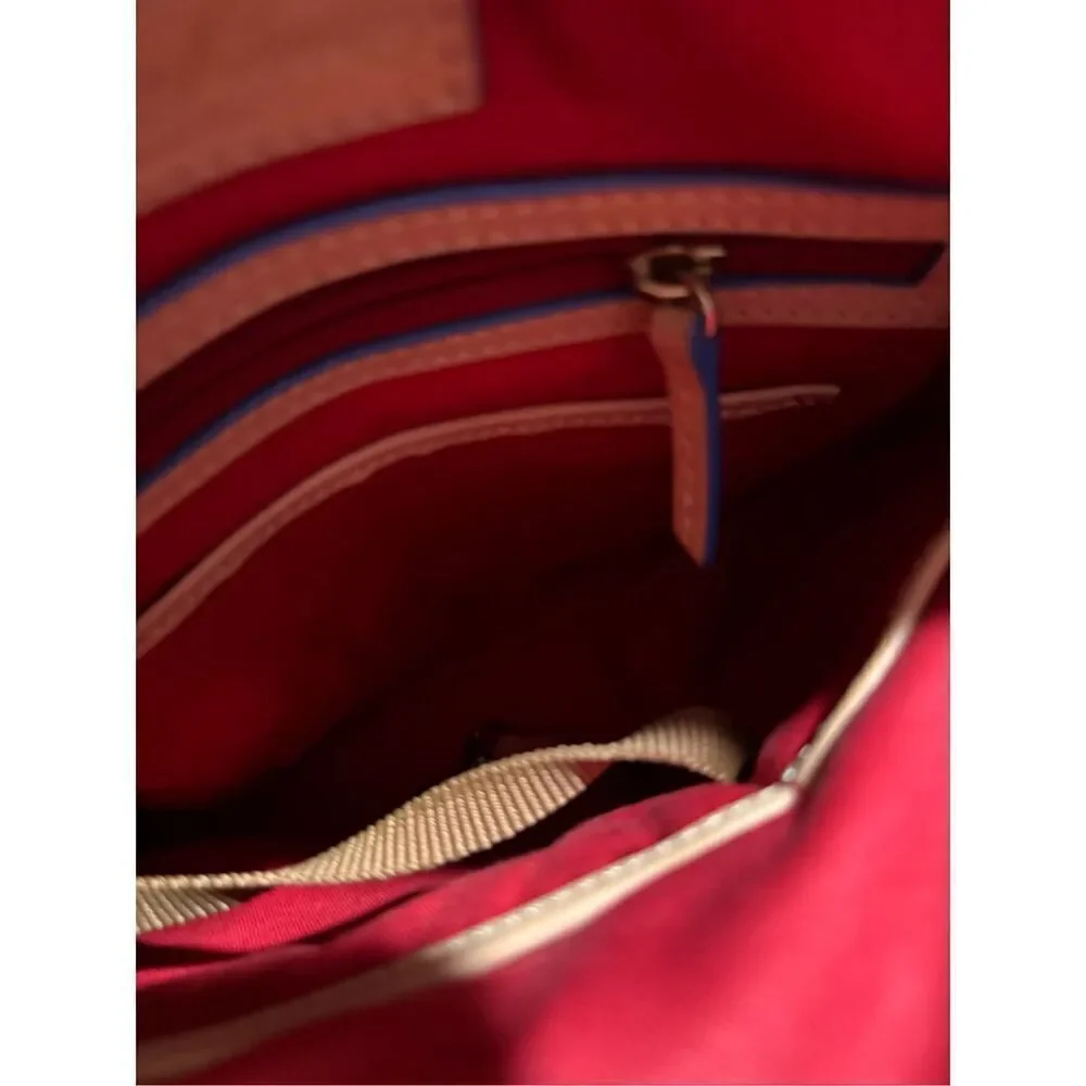 Dooney & Bourke Quadretto check ginger crossbody